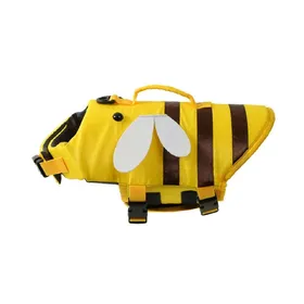 Comparer les prix de Gilet de sauvetage pour chat Petite abeille Gilet de sauvetage pour chien de compagnie Doux Respirant Vêtements de natation pour chien Harnais réglable Gilet de sauvetage pour animal de compagnie Été (yellow,XS) jaune