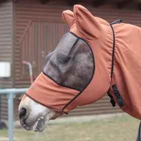Comparer les prix de Boett Masque Anti-mouche Sweet Itch Hood - châtaigne (Gr. 140-170) - Taille 9