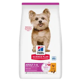 Comparer les prix de Hill's Science Plan Small & Miniature Adult 1-6 Hähnchen 1,5 kg