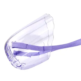 Meilleurs prix pour Muselière Transparente pour Chat Respirante Anti-Morsure Capuche Réglable pour Chat Casque pour Toilettage Ongle white
