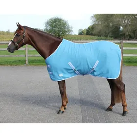 Comparer les prix de Couverture polaire pour cheval avec sangle QHP Color