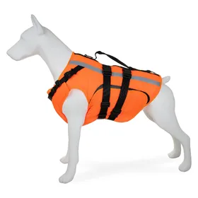 Meilleurs prix pour Barry King Gilet de sauvetage pour chien, XXL, orange, tissu Oxford (XXL), Gilet pour chiens