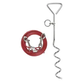 Comparer les prix de KERBL Laisse dattache avec ancrage spirale pour chien