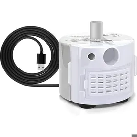 Comparer les prix de Pompe pour Fontaine Chat - Super Silencieuse 5V 1.5W 7L x 9l x 6H centimètres Acrylonitrile butadiène styrène (ABS)