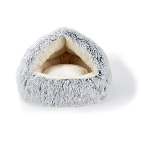 Meilleurs prix pour AniOne Grotte Fluffy 2-in-1 gris XS