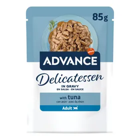 Meilleurs prix pour 18x85g thon Delicatessen en sauce Affinity Advance + 6 sachets offerts !