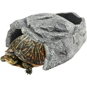 Comparer les prix de Abri en résine pour reptiles - Décoration dhabitat amphibien - Pour lézards barbu dragons serpents terrarium ACCESSOIRE DE CAGE
