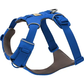 Comparer les prix de Harnais Front Range Blue Pool de Ruffwear - plusieurs tailles disponibles - S - 56 - 69cm