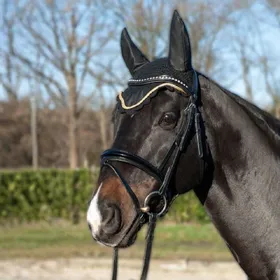 Comparer les prix de Bonnet anti-mouches HKM - Taille Pony - Noir