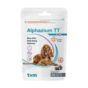 Comparer les prix de TVM Alphazium TT S/M/L pour chien - Sachet 30 bouchées - Lot de 2x L -x30