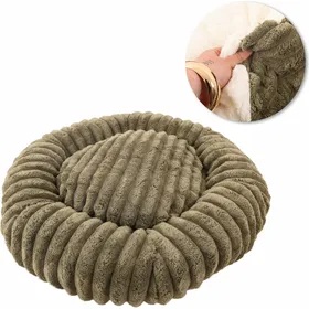 Meilleurs prix pour Couchage pour chien et chat Zolia Velvet Vert - Ø 50cm