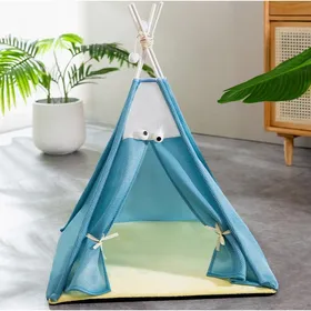 Meilleurs prix pour Nid pour chat universel, tente d'été amovible et lavable, niche pour chat, litière pour petit chien, chiot, chaton, maison pour chat M gray