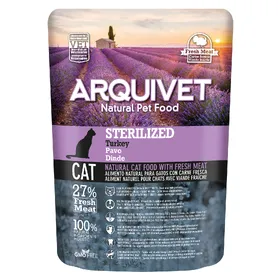 Meilleurs prix pour Arquivet Cat Sterilized Turkey 10,05 Kg