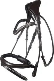 Comparer les prix de Bridon Arezzo noir Lauria Garrelli - Poney