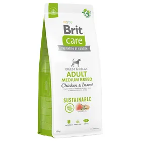 Meilleurs prix pour Brit Care Sustainable Adult Medium Breed poulet, insectes pour chien - 2 x 12 kg