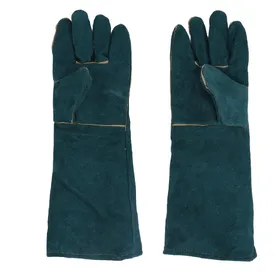 Meilleurs prix pour Gants de Toilettage pour Animaux Résistants aux Morsures Multiusages Épaissis 45CM Gant Protecteur Résistant aux Griffures black