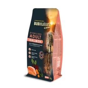 Meilleurs prix pour Croquettes chat stérilisé sans céréales au saumon Bubi Nature - 1 5 kg - Bubimex