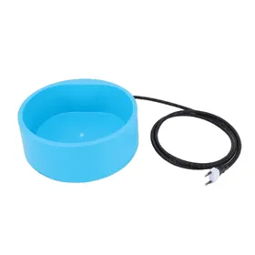 Meilleurs prix pour Gamelle chauffante pour chiens et chats 2,5 L Gamelle chauffante 30 degrés Température constante avec base antidérapante Acier blue