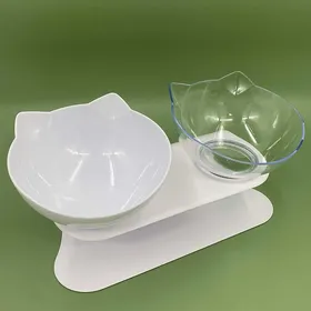 Comparer les prix de Bol Double Antidérapant pour Chat Chien Avec Support Alimentation Animaux Bol d'Eau Chat Pour Chats Nourriture Bols pour Animaux Pour Chiens