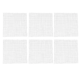Comparer les prix de 6 Pièces Aquarium Aquarium Isolation Fond Filtre Grille Plaque Séparateurs Caisse Découpe 30x30cm / 11.81x11.81in transparent