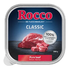 Comparer les prix de Rocco Classic en barquettes pur bœuf - Pâtée pour chien