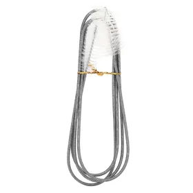 Meilleurs prix pour Brosse de nettoyage de tuyaux Brosse de nettoyage à ressort en acier inoxydable pour tuyaux d'entrée et de sortie d'aquarium white