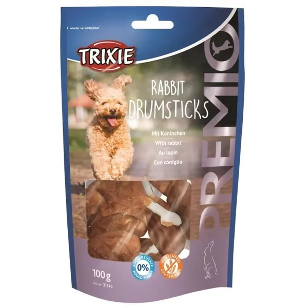 Friandises pour chien PREMIO Rabbit Drumsticks au lapin – photo 2