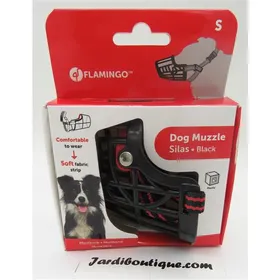Comparer les prix de Flamingo - Muselière SILAS S noir 26 cm 31-41 cm. pour chien.