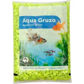 Meilleurs prix pour Gravier Neon jaune 1 kg pour aquarium.
