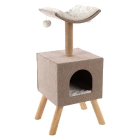 Comparer les prix de FLAMINGO Arbre à gratter pour chat Scandi Beige 43,5x40x54,5 cm 560554
