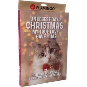 Meilleurs prix pour Calendrier de lavent - FLAMINGO - Noël - 6 gammes de friandises - Sans gluten - Pour chat adulte