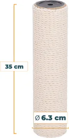 Meilleurs prix pour Poteau de rechange pour Arbre à chat MDF - 140cm - Ø6,8x35cm