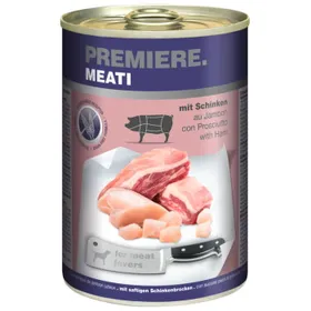Comparer les prix de PREMIERE Meati nourriture humide pour chien, adulte Jambon 6x400 g