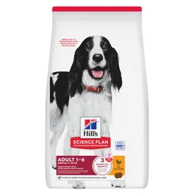 Comparer les prix de Hill's Science Plan Medium Adult 1-6 Poulet 2,5 kg