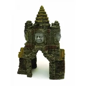 Meilleurs prix pour Déco aqua Temple dAngkor Wat - ROSEWOOD - Pour aquarium - Matières 100% sans danger - 18x10x24cm