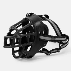 Comparer les prix de Muselière pour chien Panier respirant pour chiots et grands chiens Arrête de mordre, aboyer et mâcher Idéal pour les animaux de compagnie agressifs size 2 black