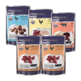 Comparer les prix de PREMIERE Meat Menu Adulte Pouch pack mix 5x500 g