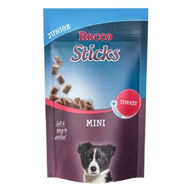 Meilleurs prix pour Rocco Sticks Mini pour chien - Junior : dinde 70 g