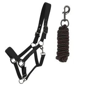 Comparer les prix de Ensemble licol et longe pour cheval QHP Avenna