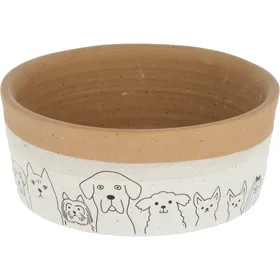 Meilleurs prix pour Gamelle en céramique Hungry blanc/brun - 250ml