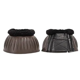 Comparer les prix de HKM Cloches en caoutchouc Economic Plus 1 paire - Taille M - Marron