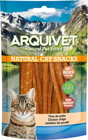 Comparer les prix de Arquivet Snack Naturel Pour Chats Lanières De Poulet 65 Gr