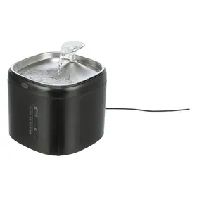 Meilleurs prix pour Trixie Fontaine Aqua Pure, pour chat, plastique/acier inoxydable, 2 l/18 × 14,7 × 18 cm, noire (200 cl), Gamelle