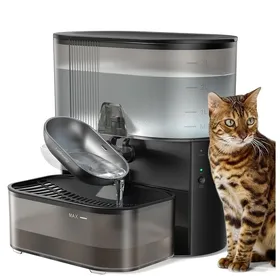 Comparer les prix de Fontaine à Eau pour Chat s Fil et s Filtre avec Eau Fra?che Séparée des Eaux Usées Batterie 2000 mAh Bol Noir Noir FONTAINE A EAU