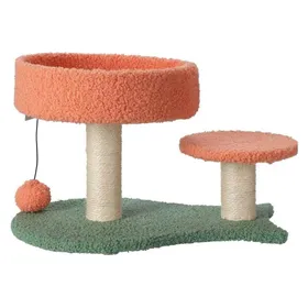 Comparer les prix de Koopman Drapak dla kota drzewko piłeczka na sznurku 38x26x24cm (Bleu, Vert), Arbre à chat