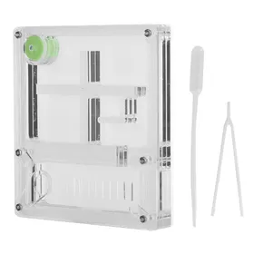 Comparer les prix de Boîte d'élevage de fourmis en acrylique, étui d'alimentation Transparent, jouet de maison hydratant pour fourmis white