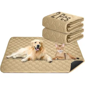 Meilleurs prix pour 2pcs tapis dentraînement pour chien et chat Extra puissant Imperméable et antidérapant Lavable et réutilisable Pour chiots et