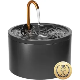 Comparer les prix de Fontaine à en Céramique pour Chat Noire 2 1 L Design moderne fonctionnement silencieux nettoyage Noir + 2 1 L