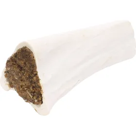 Meilleurs prix pour Friandise naturelle Os de calcium fourré pour chien - Lot de 100x 7,5cm