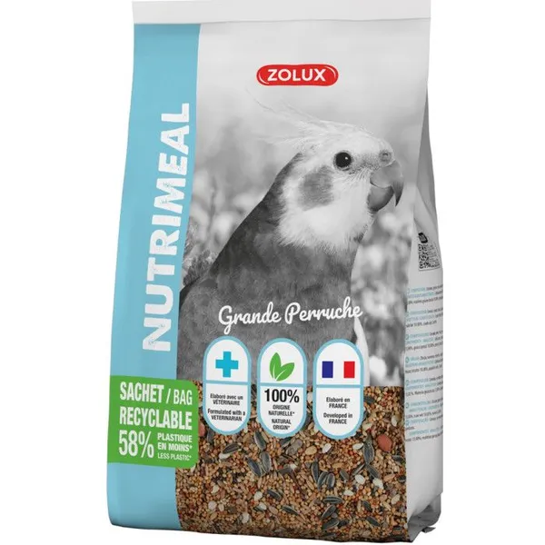 Alimentation Oiseau – Zolux Nutrimeal grandes perruches – 2,5 kg – photo 2